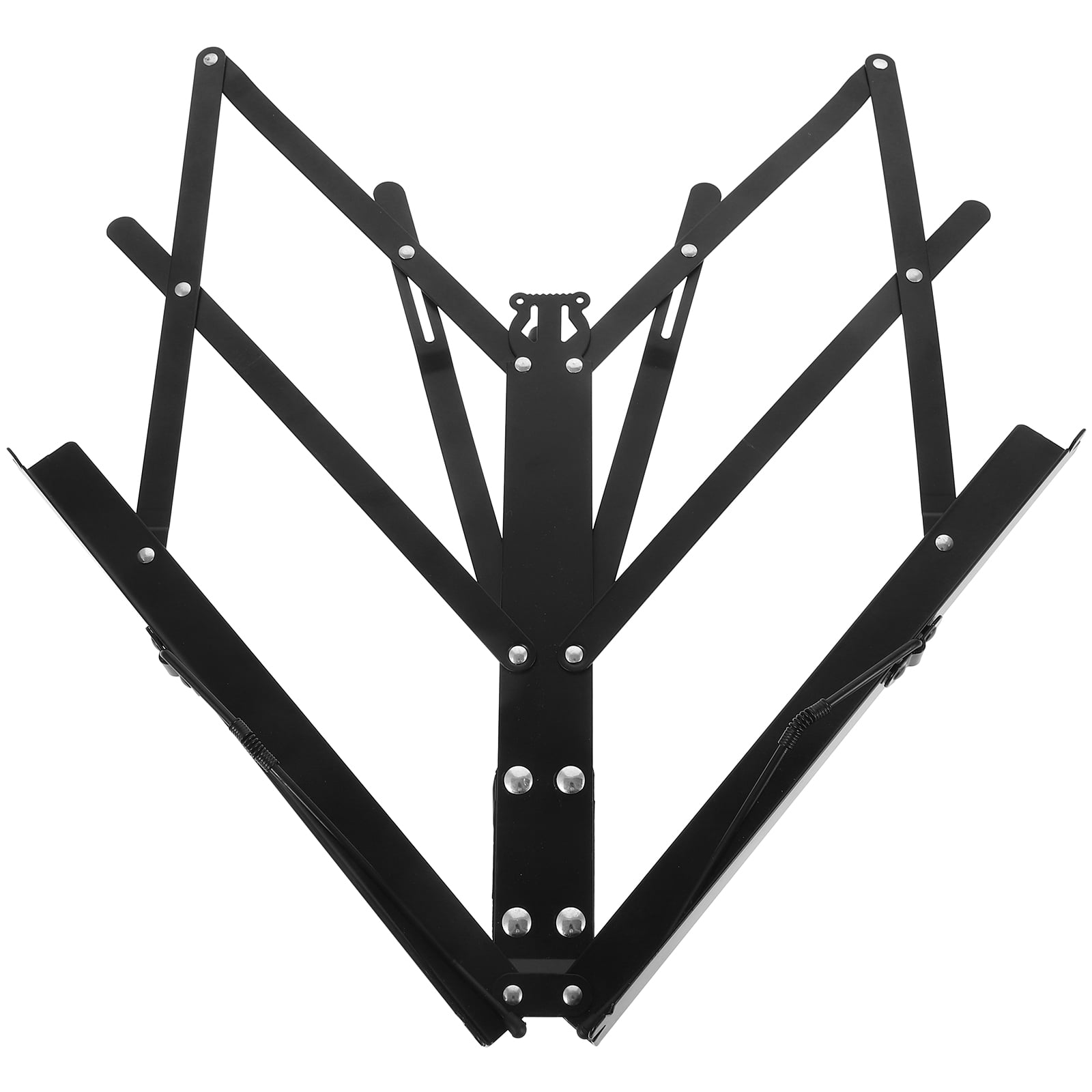 WHAMVOX Foldable Music Sheet Stand Sturdy Iron Document Holder for Kitchen Use .5 x 8.3 inches