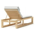 thumbnail image 6 of RST Brands Benson 2 Piece Wood Outdoor Chaise Lounges - Bliss Linen/White, 6 of 7