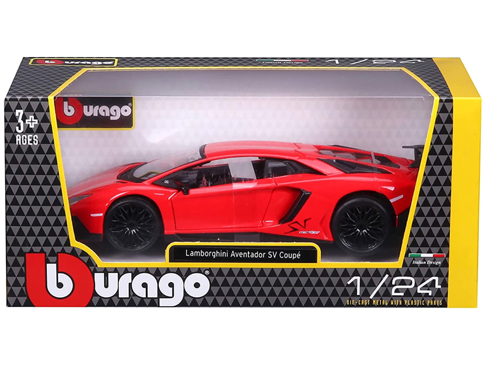 BBurago Lamborghini (ランボルギーニ) Murcielago (ムルシエラゴ) 1/18 Yellow BB12022-YW ミニカー ダイ