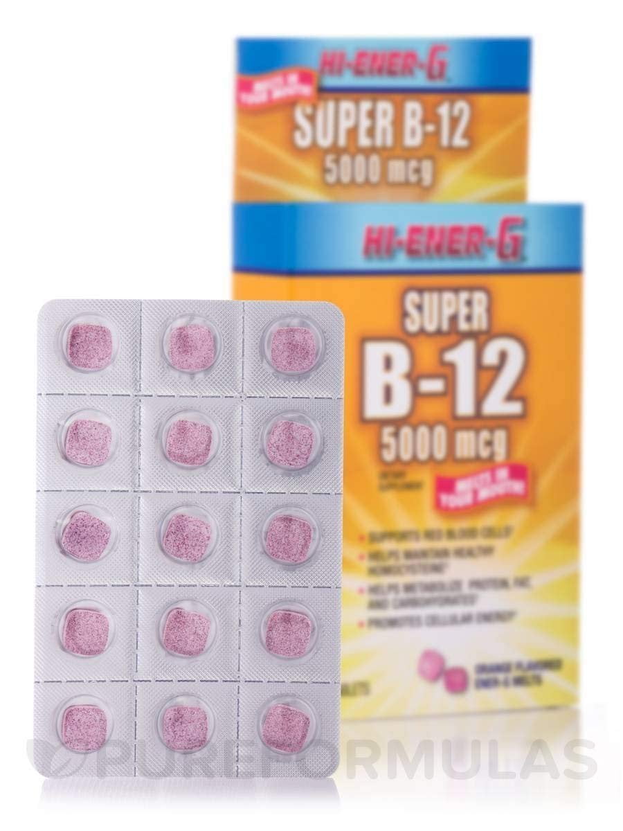 Windmill Hi-Ener-G Super B-12 Homocysteine Cellular Energy 5000mcg, 30ct