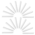 thumbnail image 1 of Universal Dishwasher Rack Tip Covers 200Pack Suitable For Daily Use White Rubber Prevent Scratches, 1 of 5