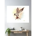 thumbnail image 2 of Bird Flying Poster Wall Art, Modern Wall Decor For Living Room Bedroom, 8x12 UNFRAMED, 2 of 3