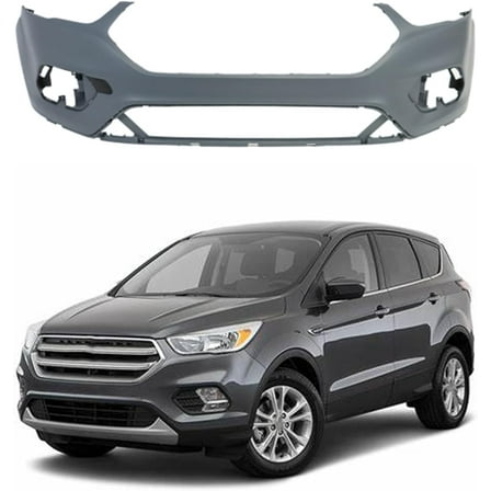 SHZAITOR Front Bumper Cover Fascia Replacement for Escape 2017 2018 2019