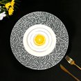 thumbnail image 4 of FYTPOV Simplicity Placemats, Leaves Pattern Round Placemats for Kitchen and Dining, Valentines Day Decorations, Christmas Placemats for Party Home Decor, Table Decor, 4 of 6