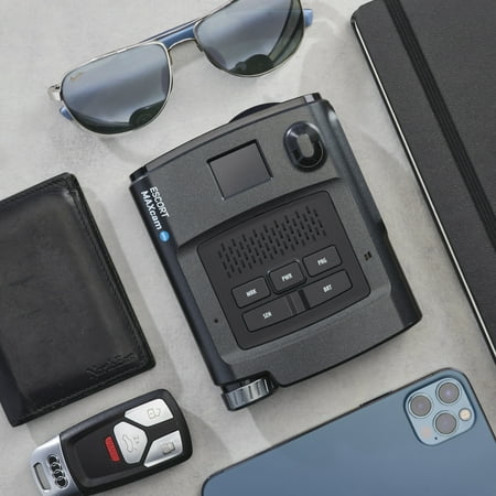 Escort MAXcam 360C Radar Detector & Dash Camera - QHD 1440P Dash Cam, 360° Protection, Incident Reports, Apple CarPlay & Android Auto + 16GB SD Card
