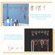thumbnail image 4 of 2pcs collar organizador montura de pared soporte para joyas collar de colcha ganchos, 4 of 4
