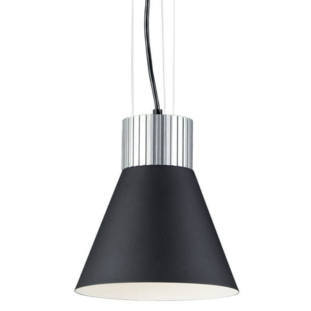 

Maxim 25230 Storehouse 9 Wide Led Mini Pendant - Satin Aluminum / Black