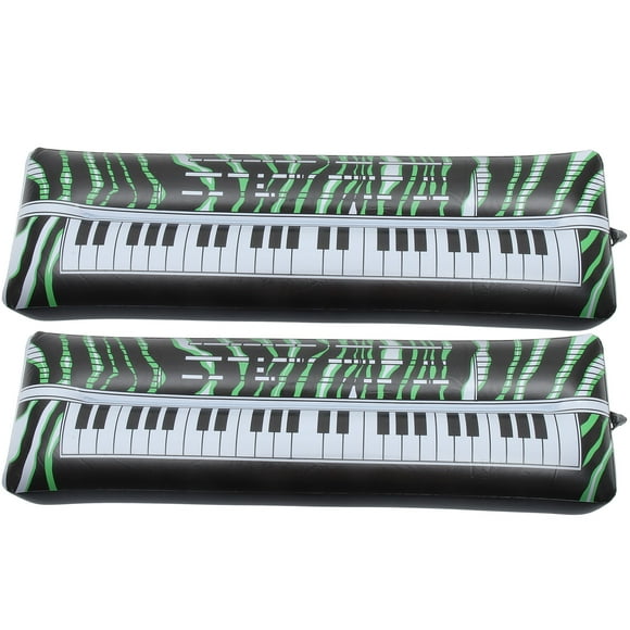 2 instrumentos musicales inflables, teclados electrónicos inflables, accesorios musicales