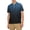 Dark blue, variant on Yigetop Men's Slim Fit Henley Shirts Short Sleeve Crewneck T-Shirt Gym Workout Athletic Shirt Tees with Button Casual Summer Beach Vacation Shirts Short Sleeve Tops, Black, L