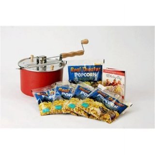 Whirley Pop Stovetop Popper with Metal Gears and Popcorn Kit - 20243035