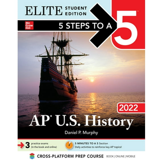 Pre-Owned 5 Steps to a 5: AP U.S. History 2022 Elite Student Edition Paperback Daniel Murphy
