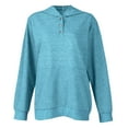 thumbnail image 3 of GigrtiJin Womens Plus Size Hoodies Long Sleeve Solid Color Sweatshirts Fall Comfy Button Fashion Pullover Tops, 3 of 4