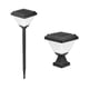 thumbnail image 1 of Led Solar Post Light Home Zone Security Lámpara De Columna Súper Brillante Ip54 Impermeable Jardín Al Aire Libre Césped Stake Luz Solar Construido En 2000 Mah Batería sonducket HA021843-00, 1 of 6