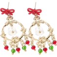thumbnail image 3 of Here's a refined and engaging product description for your **Christmas Bell Earrings**:\n\n \n\n🎄 **Christmas Bell Earrings for Women – Festive Elegance, 3 of 5