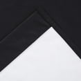 thumbnail image 4 of Insulated Room Darkening Blackout Short Curtain Tiers for Small Windows with Grommet top for Kitchen/ Basement Office Decor 2 Pcs, 30 x 36 inch per Panel, Black, 4 of 5