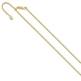 thumbnail image 2 of 10K Yellow Gold Spiga Wheat Chain Styles Necklace Adjustable 1.35 mm 22 inch, 2 of 6