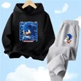 thumbnail image 3 of Ropa de bebé, ropa de abrigo para niño de 2 a 12 años, conjunto de sudadera con capucha, sudadera Sonic 2024 de primavera para niños, ropa para niña, madre e hijo, 3 of 5