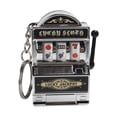 thumbnail image 3 of lionlar Mini Slot Machine Keychain Creative Souvenirs Keyring for Men Children Women Argent, 3 of 9