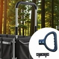 thumbnail image 6 of Dualoai Wagon Cart Push Handle Replace for Beach Shopping Cart Camping Wagon Outdoor with Oval Clip, 6 of 9