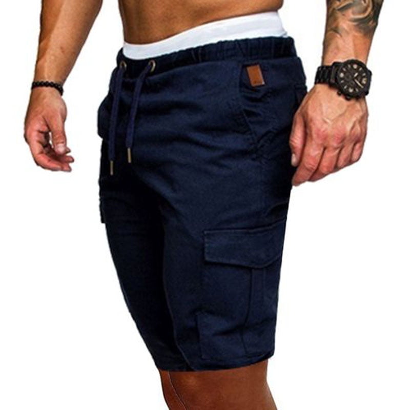 dark blue work shorts