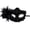 A001- 0.4mm, variant on Black Masquerade Mask, Lace Masquerade Mask for Women, Venetian Style Side Flower Mask for Halloween Party, Masquerade Ball, Prom and Bachelorette Events, 1 Pack