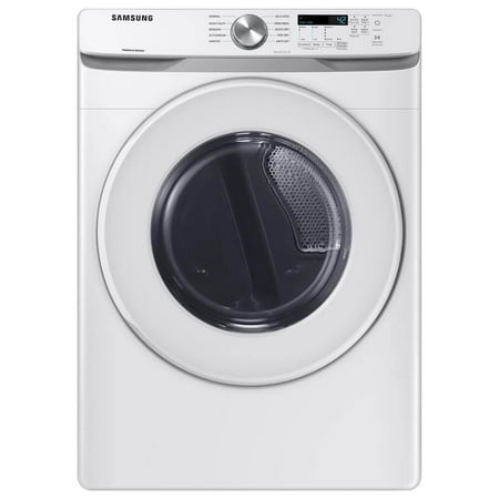 Samsung DVE45T6000W 7.5 Cu. Ft. Front Load Electric Dryer with Sensor Dry