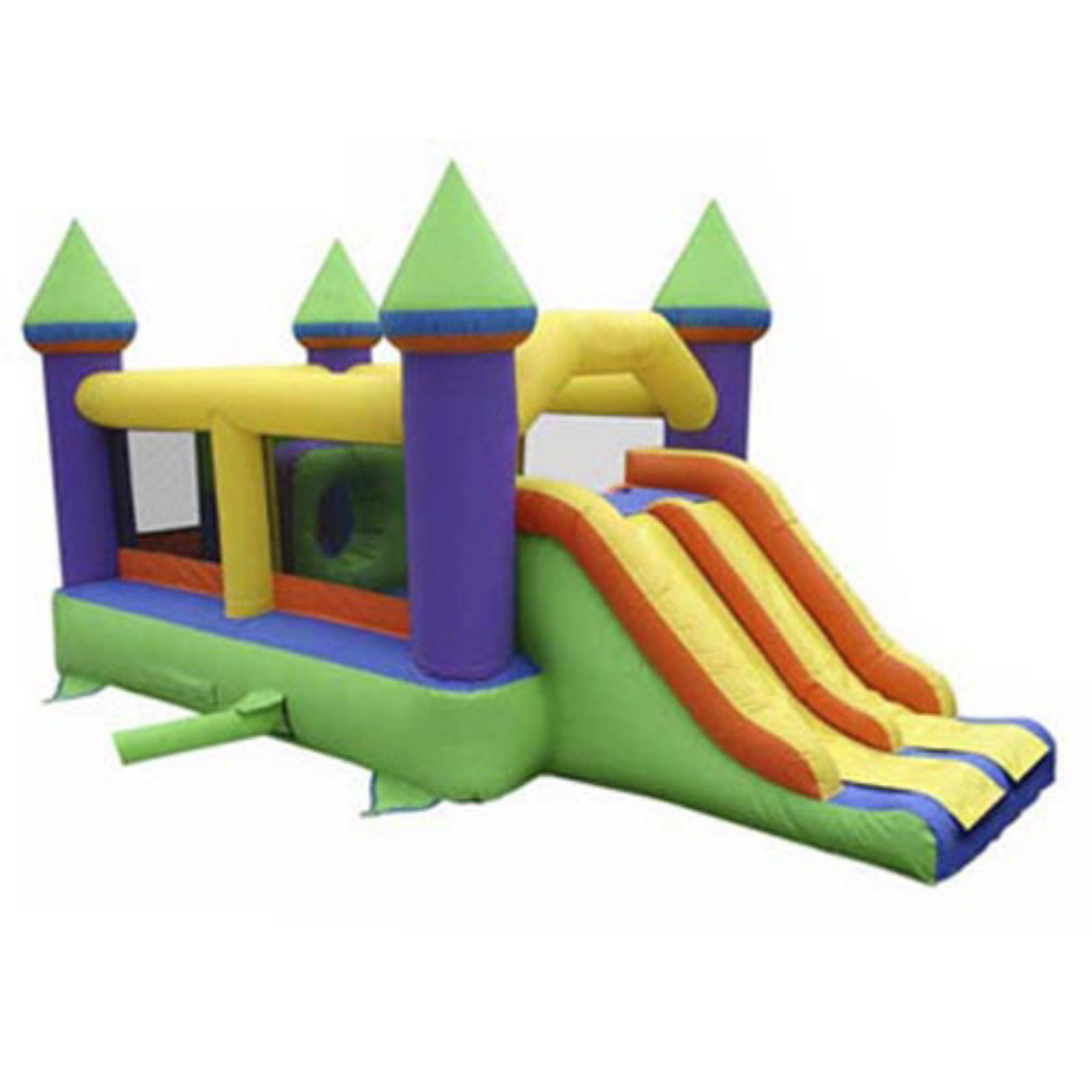 Inflatable Bounce House Castle fun Slide Obstacle Course commercial trampoline 