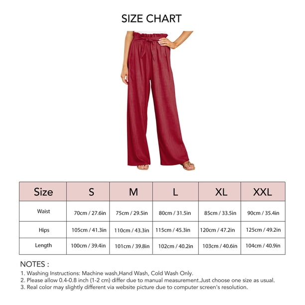 Pantalones sueltos pantalones fluidos cintura elástica ligeros versátiles para citas para niñas ANGGREK Otros