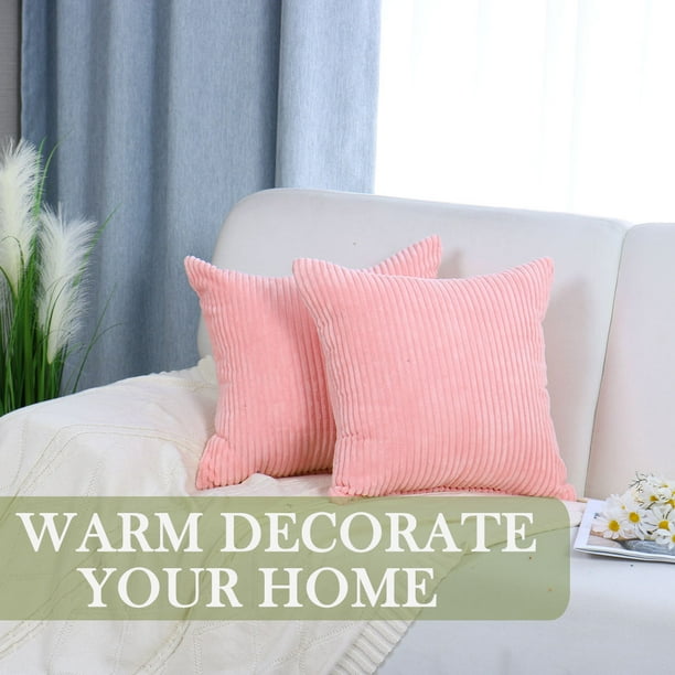 Corduroy zippered pillow covers cheap