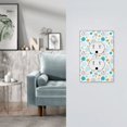 thumbnail image 2 of Zufioo Gold Stars Blue Dots Pattern Print Switch Wall Plate, Dustproof and Heat-resistant Decorative Wall Switch Cover, Suitable for Residential and Commercial Areas-Mid-size, 2 of 8