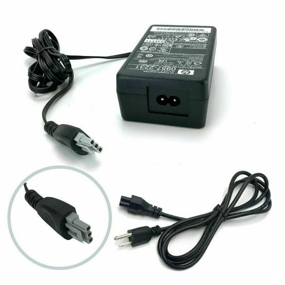 Open Box HP 0957-2231 32V 12W Power Adapter w/ Power Cord Genuine Black