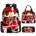 thumbnail image 1 of ROBLOX Mochila Virtual World para estudiantes de primaria y secundaria, Bolsa Escolar de dibujos animados de Anime para niños y niñas, 1 of 4