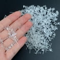 thumbnail image 5 of Plastic Earring Posts and Backs, 500 Pairs of Clear Earring Pins Blanks Ear Studs and Earring Safety Backs Stoppers for Men Women - 3mm Diameter, 5 of 7