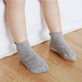 thumbnail image 3 of Knitted Socks with Anti Skid Bottom Unisex Baby Socks Solid Color Socks for Walking Playing & Crawling on Floors, 3 of 9