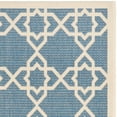 thumbnail image 4 of Safavieh Courtyard Navy Indoor Outdoor Rug - Round 6'7", 4 of 5