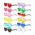 thumbnail image 1 of Lentes De Sol Corazón Accesorios Para Mujer 12 pcs COLORES, 1 of 4