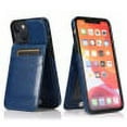 thumbnail image 2 of iPhone 13 Mini Case, Leather Wallet Case iPhone 13 Mini, PU Leather Case, Built in Stand Wallet Credit Card Holder Case 5 Card Slots Case For Apple iPhone 13 Mini, Blue, 2 of 10