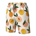 thumbnail image 6 of Uemuo Peach1 Pattern Men's Swim Trunks Hawaiian Beach Bathing Suit Swimsuits Beach Quick-Dry Shorts with Pockets-X-Large, 6 of 9