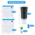thumbnail image 3 of Sous Vide Cooking Bags - Set of 20 | BPA-Free Reusable Vacuum Seal Bags with Air Valve for Joule and Anova Cookers | Freezer Safe Vacuum Food Storage Bags with Upgraded Electric Pump Included, 3 of 6