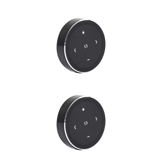 Sidaley Mando a distancia inalámbrico Bluetooth para volante de coche, botón multimedia, controlador de teléfono móvil Type1 NO1