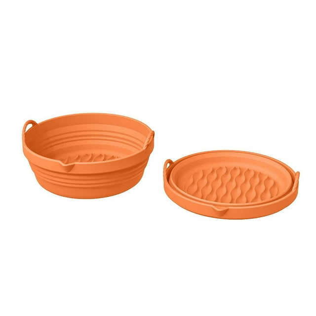 Air Fryer Silicone Pots Silicone Air Air Fryer Tray for Oven Range Air Fryer Tray for Oven Large Air Fryer Tray Replacement Square Air Fryer Tray for Oven Nx60a6511ss Air Fryer Tray for Oven