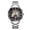 Silverblack, variant on Men's Automatic Mechanical Watch: Stainless Steel Business Roman Numeral Dial Luminous Hands Self-Winding Round Watch for Men