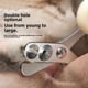 thumbnail image 3 of Cortaúñas para perros y gatos, tijeras pequeñas para ciegos, cortaúñas de doble orificio para mascotas, cortaúñas, tijeras para patas de gato, 3 of 5