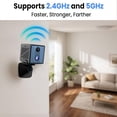 thumbnail image 3 of GJX Upgraded 5Ghz Wifi 4K Spy Camera,Mini Hidden Camera with Long Battery Life,Night Vision,Motion Detection,Cloud Storage,Wireless Indoor Nanny Cam for Home Security, 3 of 7