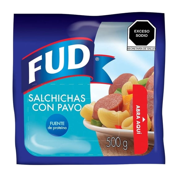 Salchicha de pavo FUD 500 g