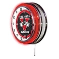 thumbnail image 2 of Valdosta State University 19" Double Neon Wall Clock, 2 of 5