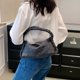 thumbnail image 4 of Bolsos con asa superior para mujer, bolso de hombro con cadena, bolso elástico de punto, bolso de tienda (negro) Likrtyny Para Estrenar, 4 of 6
