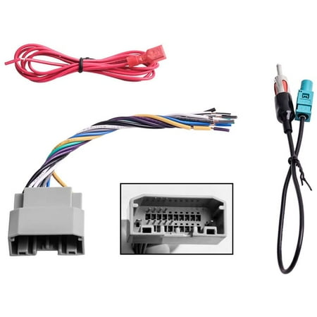 Car Stereo Radio Wiring Harness Antenna Adapter for Some Jeep Dodge  Chrysler | Walmart Canada