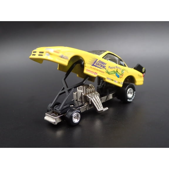Open Box 1998 DODGE NHRA FUNNY CAR JOHNNY LIGHTNING JIM DUNN 1/64 SCALE DIECAST MODEL CAR