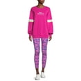 thumbnail image 2 of PSK Collective Long Sleeve Pullover Oversized Sweatshirt (Juniors or Women's) 1 Pack, 2 of 7